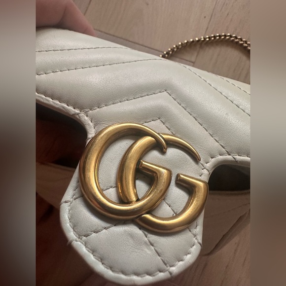Gucci white super mini marmont - Picture 3 of 7